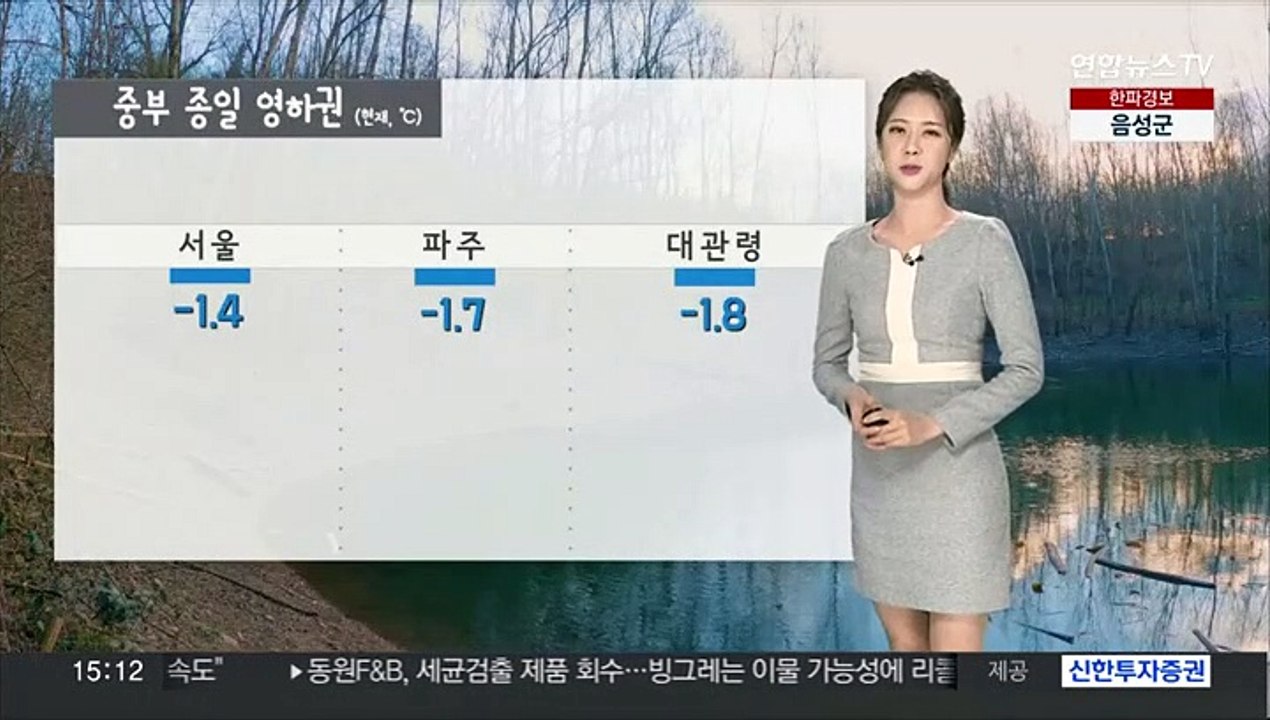 [날씨] 찬공기 유입, 중부·경북 한파특보…동쪽 대기 건조