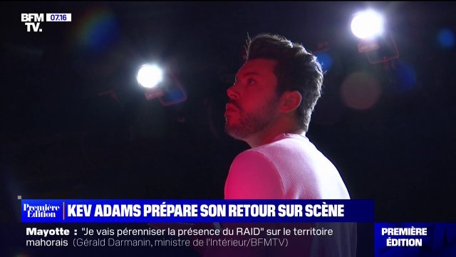 Kev Adams en plein rodage de son nouveau spectacle Miroir avant une tournée en 2023