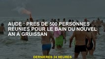 Aude: Près de 500 personnes se sont réunies pour le bain du Nouvel An à Gruisan