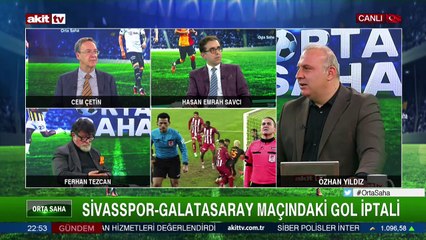 Sivasspor - Galatasaray maçındaki gol iptali