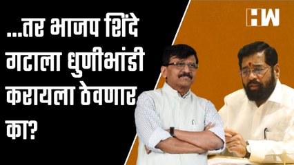 …तर भाजप शिंदे गटाला धुणीभांडी करायला ठेवणार का - संजय राऊत
