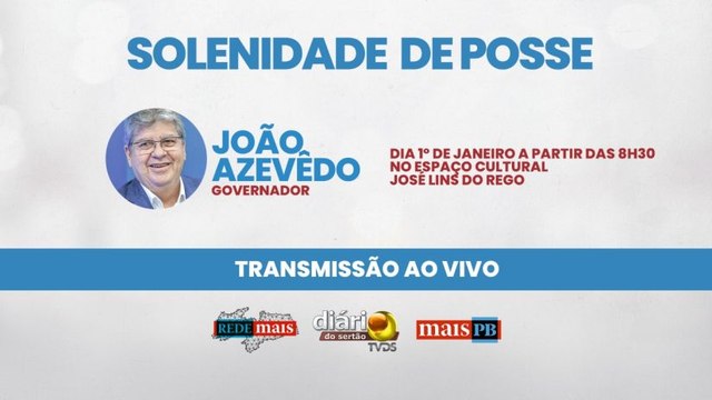 Solenidade de posse do governador da Paraíba, João Azevêdo e do vice Bruno Ribeiro