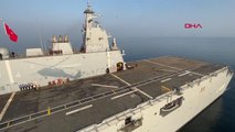 Akar ve beraberindeki TSK komuta kademesinden Türkiye'nin en büyük savaş gemisinde inceleme