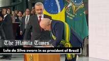 Lula da Silva sworn in as president of Brazil