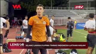 Jelang lawan Filipina Timnas Indonesia Latihan Malam