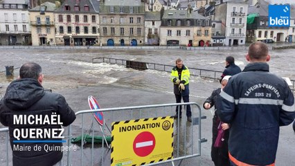 Inondations à Quimperlé, la Laïta a retrouvé son lit