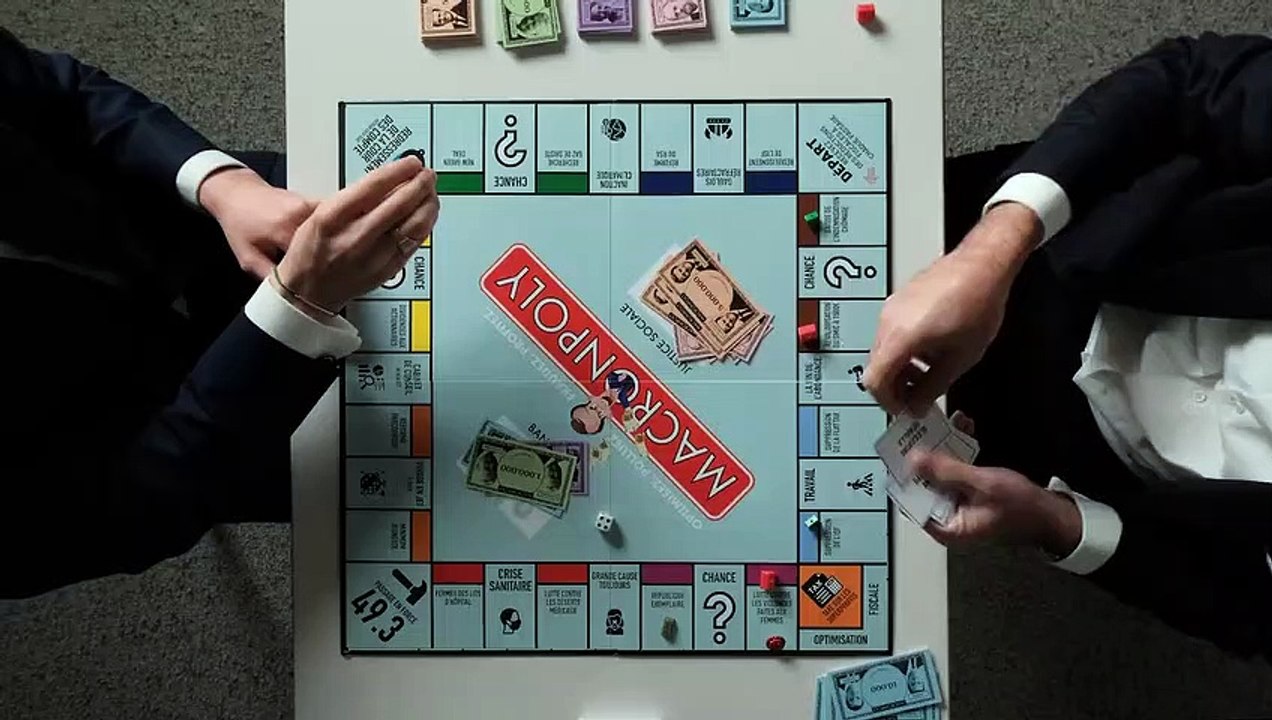 Regardez la vidéo de voeux du premier secrétaire du PS, Olivier Faure, dans laquelle il tacle la politique d’Emmanuel Macron dans un jeu de société : "Macronpoly"