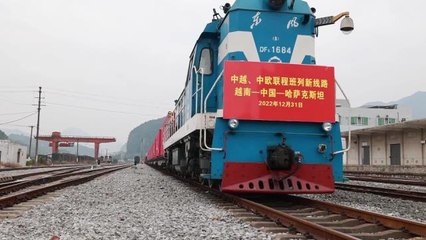"Vietnam-Çin-Kazakistan" Hattında İlk Yük Treni Sefere Başladı