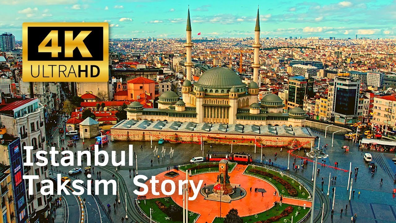 4K Istanbul Taksim Beyoglu Turkey