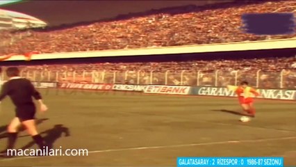Galatasaray 2-0 Rizespor [HD] 06.12.1986 - 1986-1987 Turkish 1st League Matchday 16
