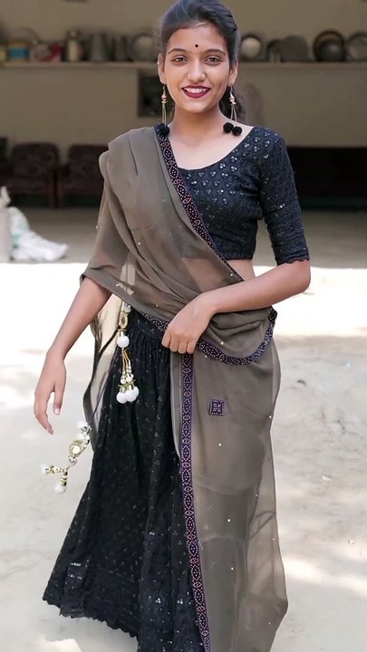 Trending black dressing video