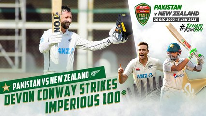 Devon Conway Strikes Imperious 100* | Pakistan vs New Zealand | 2nd Test Day 1 | PCB | MZ2L