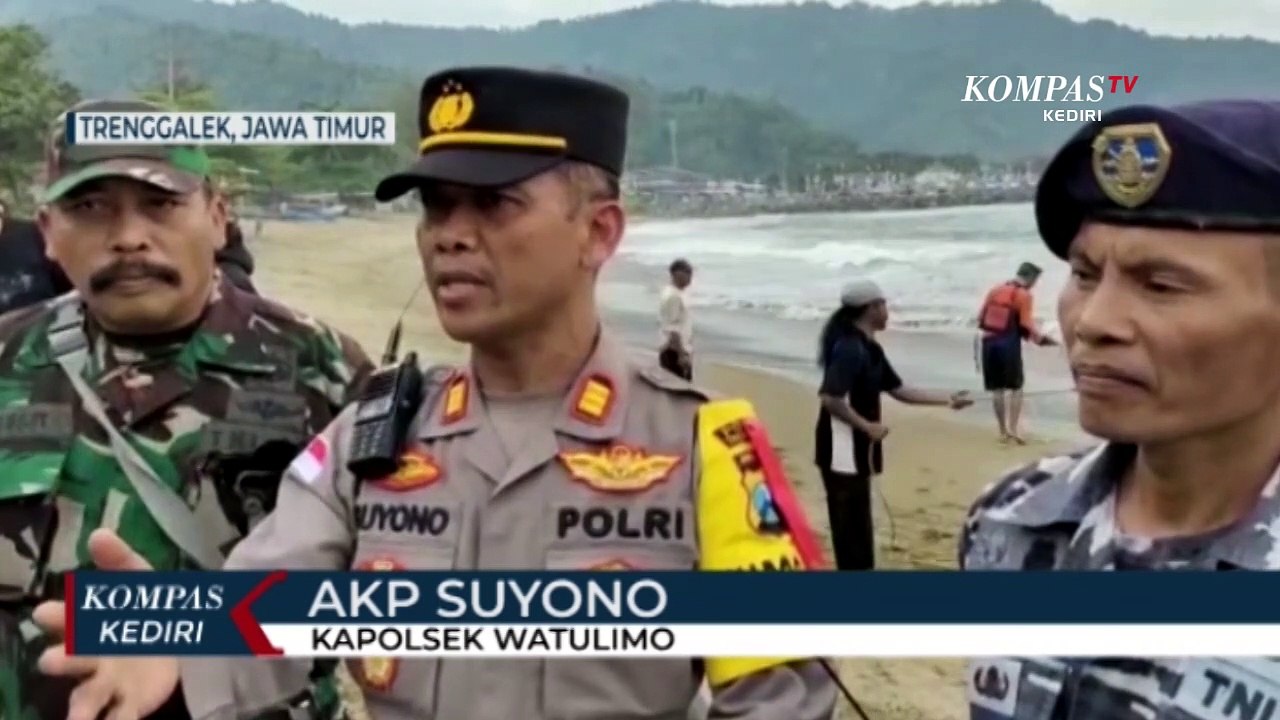 4 Remaja Terseret Ombak Pantai Prigi Trenggalek, 1 Orang Masih Hilang