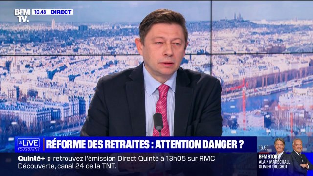 Retraites: Sur le principe, évidemment qu'il faut faire cette réforme , estime le député Jean-Louis Thiériot (LR)