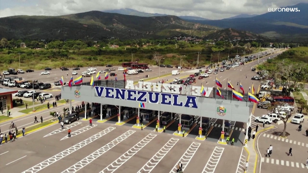 Letzter geschlossener Grenzübergang zwischen Venezuela und Kolumbien wiedereröffnet