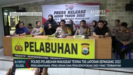 Dalam Tahun 2022 Polres Pelabuhan Tangani 708 Laporan Polisi