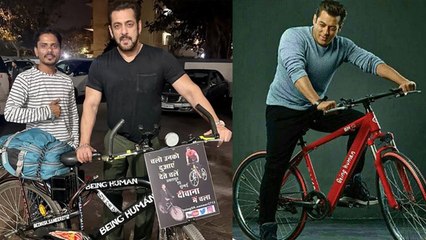 Salman Khan से मिलने 1100Km Cycle चलाकर Fan Mumbai पंहुचा, जानिए क्या हैं Cycle चलाने के फायदे