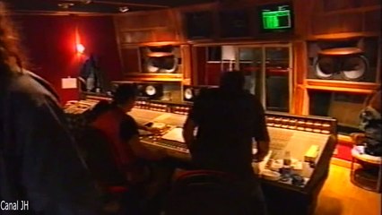 Johnny Hallyday avec Jean-Jacques Goldman -enregistrement Lorada-1995
