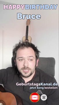 Happy Birthday, Bruce! Geburtstagsgrüße an Bruce