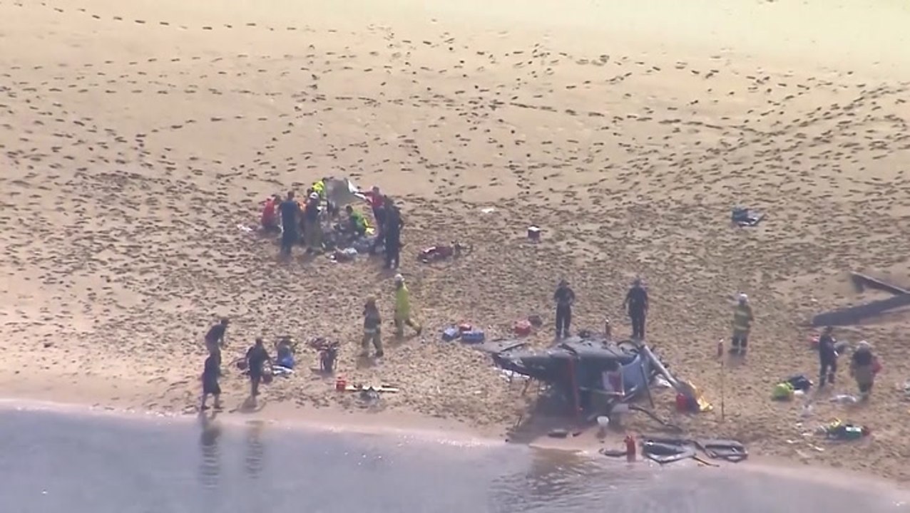 Four dead after helicopters collide on Australia’s Gold Coast
