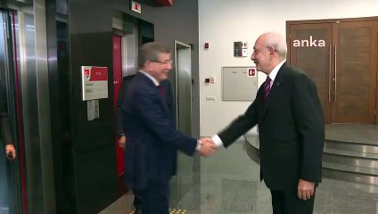 Kılıçdaorğlu, Davutoğlu'nu makamında ağırladı