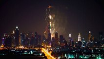Happy new year 2023 on Burj-e-Khalifa in Dubai Fireworks  NYE23