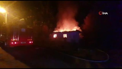 Seydikemer'de ev yangını paniğe neden oldu