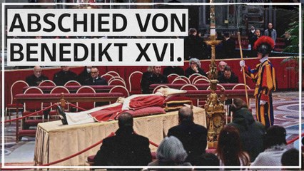 Benedikt im Petersdom aufgebahrt: Tausende  Menschen nehmen Abschied