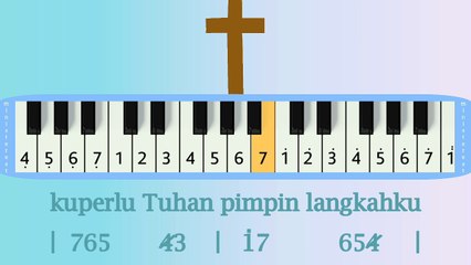 BILA ENGKAU TAK BESERTAKU: PIANIKA ❲MELODICA❳ TUTORIAL | LAGU ROHANI
