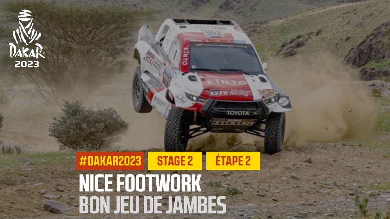Nice footwork - Étape 2 / Stage 2 - #Dakar2023