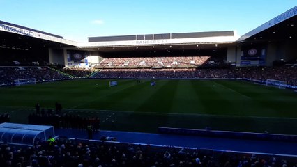 Old Firm: A minute's silence for Ibrox disaster is disrupted before Rangers v Celtic