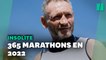 Ce Britannique a couru un marathon par jour en 2022 aux profits de deux associations