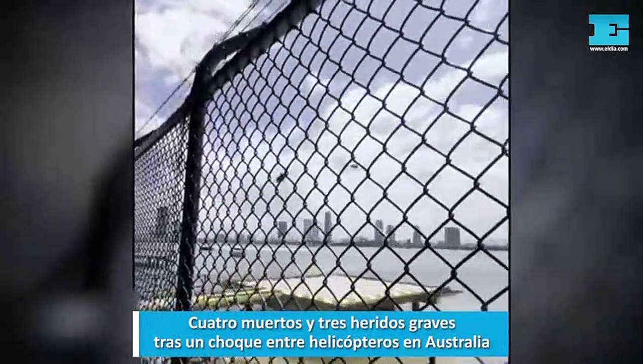 Cuatro muertos y tres heridos graves tras un choque entre helicópteros en Australia