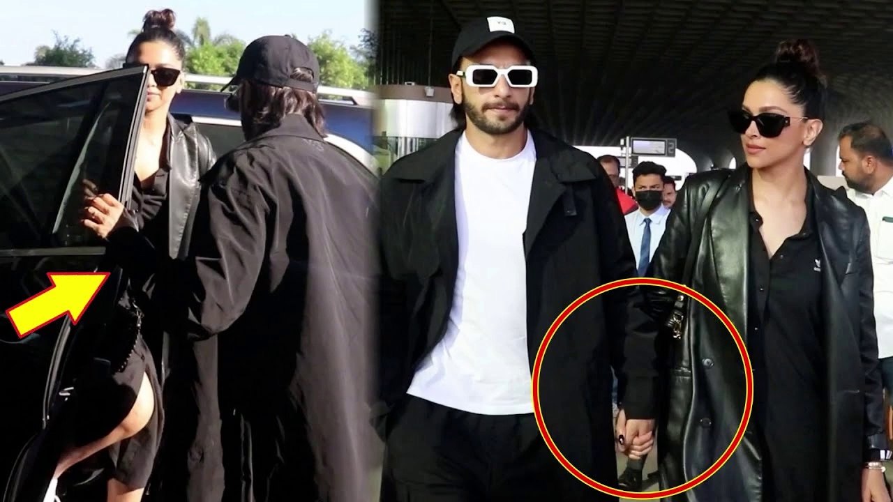 Ranveer Singh and Deepika Padukone Walk Hand-In-Hand At Airport and showed good gesture