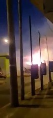 Así fue el incendio en venta de juegos pirotécnicos en el mercado la Parroquia