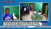 ¡Doloroso! Velan a bebé de 7 meses alcanzado por una bala durante tiroteo en La Ceiba