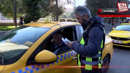 Şişli'de ticari taksi denetimi