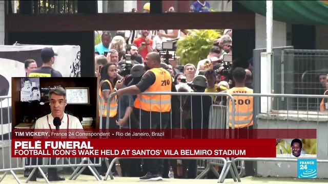Pele funeral: Football icon's wake held at Santos' Vila Belmiro Stadium