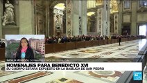 Informe desde Roma: fieles se despiden del papa emérito Benedicto XVI
