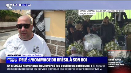 "Un hommage pour tout ce qu'il représente": un supporter de Santos se fait tatouer le roi Pelé sur le bras