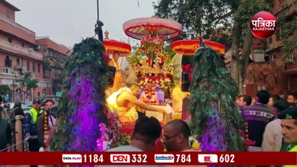 नए साल पर श्रीकृष्ण बलराम की भक्ति का बरसा ऐसा रंग, हर कोई नाच उठा