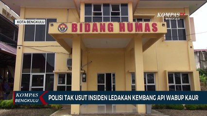 Polisi Tak Usut Insiden Ledakan Kembang Api Wabup Kaur