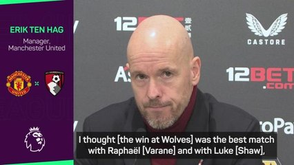 Ten Hag delighted with 'fabulous' Shaw as makeshift centre-back