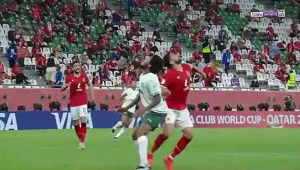 الشوط الثاني  مباراة  الاهلي المصري و بالميراس البرازيلي المركز الثالث في كاس العالم للاندية قطر 2020م