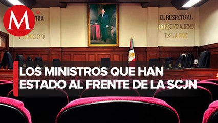 Últimos ministros presidentes de la Suprema Corte de Justicia