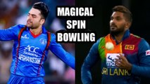 Rashid Khan Bowling vs Wanindu Hasaranga Bowling