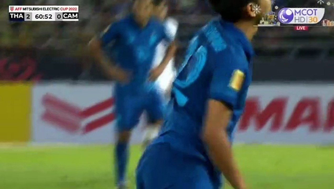 【ครึ่งหลัง】ไทย 3-1 กัมพูชา | ฟุตบอลชิงแชมป์อาเซียน 2022