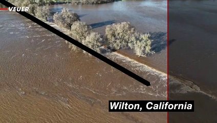 Weather Phenomenon Drops Massive Amount of Rain on Northern California Breaking Levees