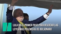 Lula da el primer paso para revocar las leyes más polémicas de Bolsonaro