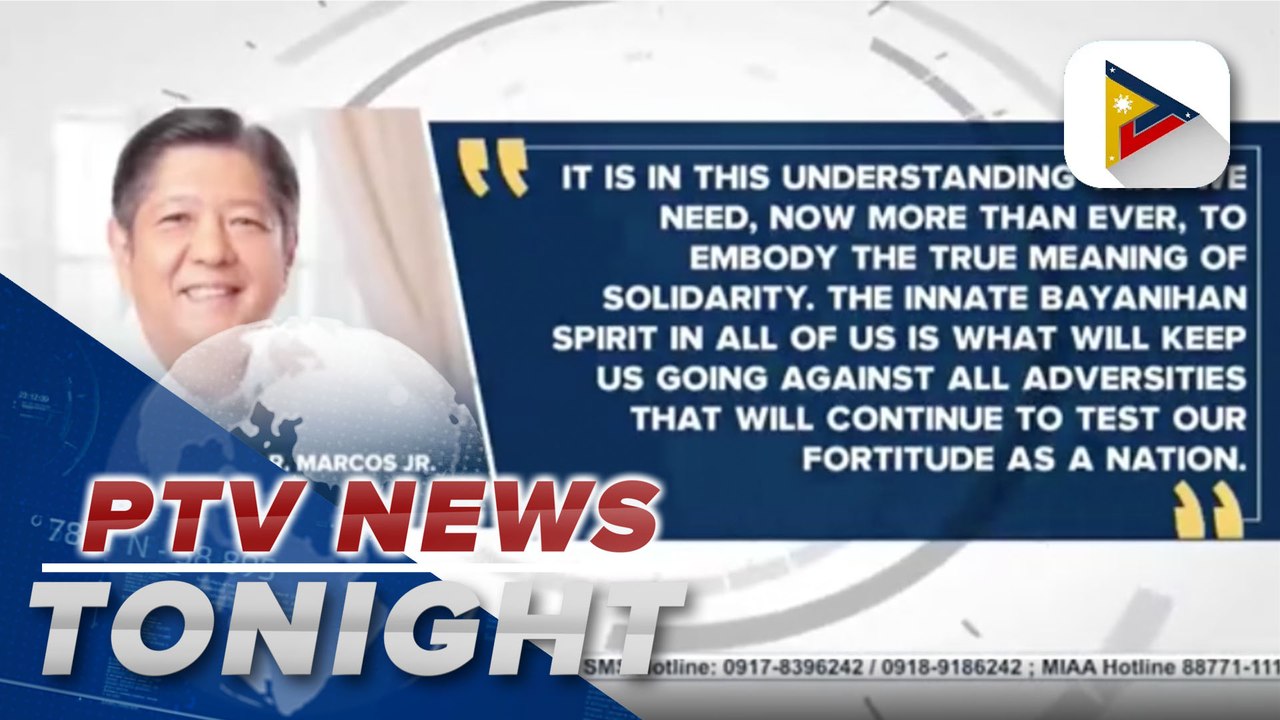 Pres. Ferdinand R. Marcos Jr. calls for unity in welcoming 2023